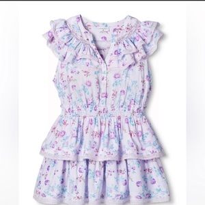 Love shack fancy target, purple mini dress size large